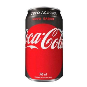 Foto de latinha de Coca Cola Zero