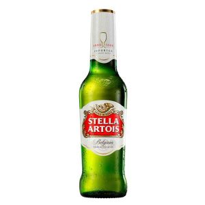 Foto de garrafa de cerveja Stella Artois long neck